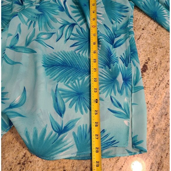 JW Treci 2 Piece Maxi Floral Dress Blazer Plus Size 18 Tie Front Tropical Beachy - Picture 15 of 16